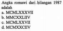 Bilangan Romawi 102 Adalah